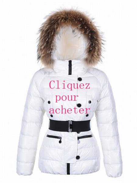 doudoune fourrure pas cher