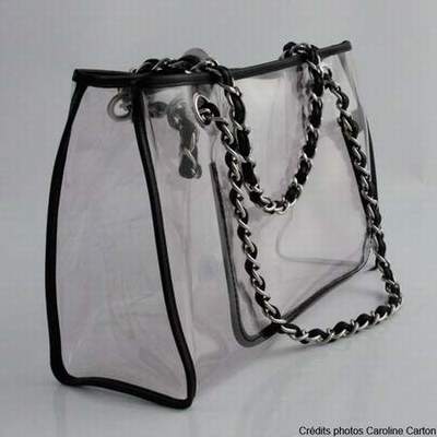 sac transparent pas cher